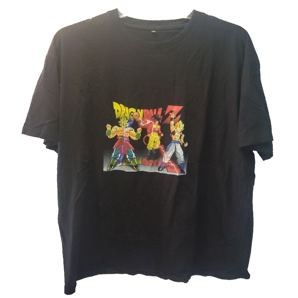 Dragon ball Z 2XL Mens Black Graphic Short Sleeve Shirt Goku
